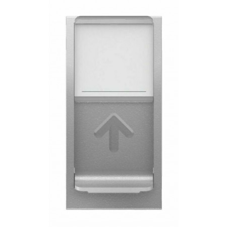 UNICA MODULAR РОЗЕТКА компьютерная, RJ45, одиночная, кат. 6 STP, 1 модуль, АЛЮМИНИЙ