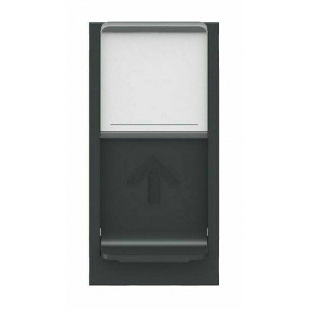 UNICA MODULAR РОЗЕТКА компьютерная, RJ45, одиночная, кат. 6 STP, 1 модуль, АНТРАЦИТ