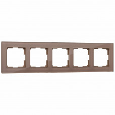 Рамка из стекла на 5 постов Favorit латте Werkel Favorit латте W0051142 Рамка из стекла на 5 постов Favorit латте Werkel Favorit латте W0051142