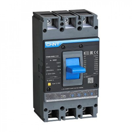 Автоматический выключатель NXMS-630H/3Р 630A 70кА с электронным расцепителем (R) CHINT