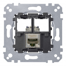 Механизм розетки 1xRJ45 Cat.5 Schneider Electric коллекции Merten Механизм розетки 1xRJ45 Cat.5 Schneider Electric коллекции Merten