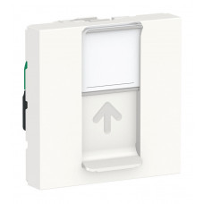 Розетка компьютерная RJ45 Cat.5 Schneider Electric UNICA MODULAR, белый