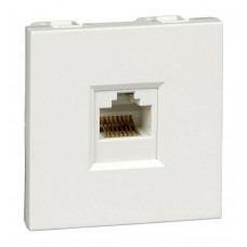 Розетка компьютерная RJ45 Cat.5 Schneider Electric W45, белый, RIN-145K5E-B