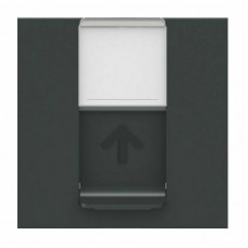 UNICA MODULAR РОЗЕТКА компьютерная, RJ45, одиночная, кат. 6 STP, 2 модуля, АНТРАЦИТ UNICA MODULAR РОЗЕТКА компьютерная, RJ45, одиночная, кат. 6 STP, 2 модуля, АНТРАЦИТ