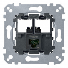 Механизм розетки 1xRJ45 Cat.6 Schneider Electric коллекции Merten Механизм розетки 1xRJ45 Cat.6 Schneider Electric коллекции Merten