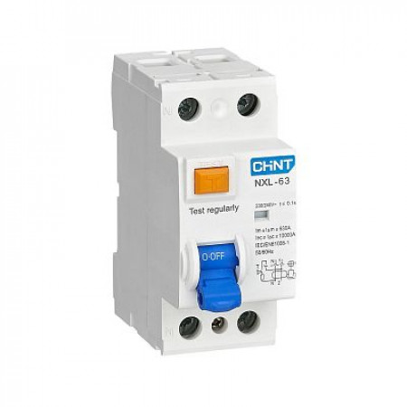 УЗО NXL-63 6kA 1P+N 16A 30mA AC (R) CHINT