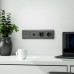Розетка Ethernet RJ-45 графит рифленый Werkel Встраиваемые механизмы графит рифленый W1181004 Розетка Ethernet RJ-45 графит рифленый Werkel Встраиваемые механизмы графит рифленый W1181004