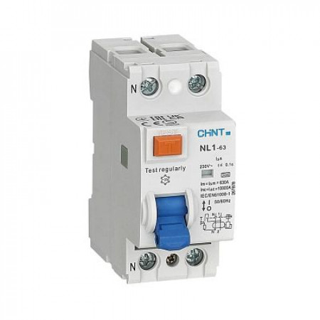 УЗО NL1-63 2P 16A 10mA 6kA тип AC (R) CHINT