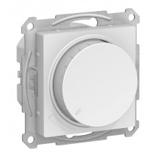 Светорегулятор поворотно-нажимной Schneider Electric ATLASDESIGN, 630 Вт, для LED 10-315 Вт/ВА, белый