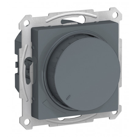 Светорегулятор поворотно-нажимной Schneider Electric ATLASDESIGN, 315 Вт, для LED 7-157 Вт/ВА ,грифель