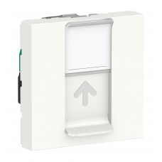 Розетка компьютерная RJ45 Cat.5 Schneider Electric UNICA MODULAR, белый