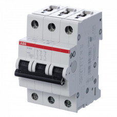 Автоматический выключатель ABB S203 3P 6А (С) 6kA 2CDS253001R0064 Автоматический выключатель ABB S203 3P 6А (С) 6kA 2CDS253001R0064