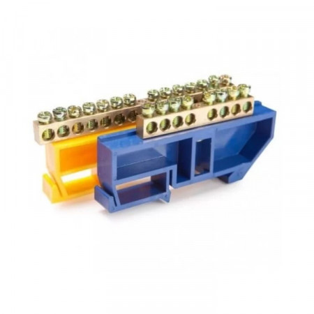 Шина нулевая Elestarpro 12/1б син. 6х9мм² ElestarPro