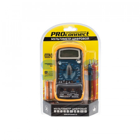 Портативный мультиметр MAS830L (DT850L) PROconnect Rexant
