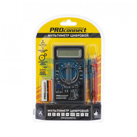 Портативный мультиметр M830B (DT830B) PROconnect Rexant