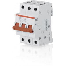 Рубильник 3п SD203/40 рычаг красный ABB