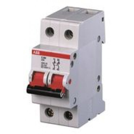 Рубильник 2п SD202/16 рычаг красный ABB
