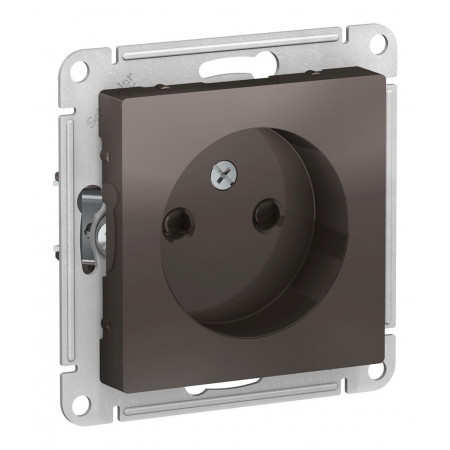 Розетка Schneider Electric ATLASDESIGN, скрытый монтаж, мокко